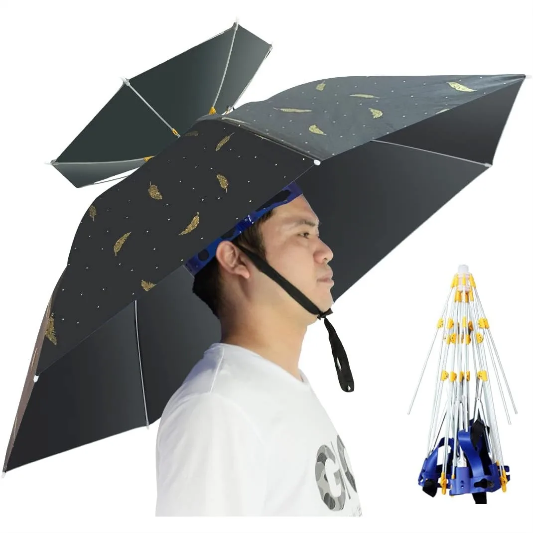Chapeau Parapluie Pliant et Aj - Golf Umbrella Large avis et prix