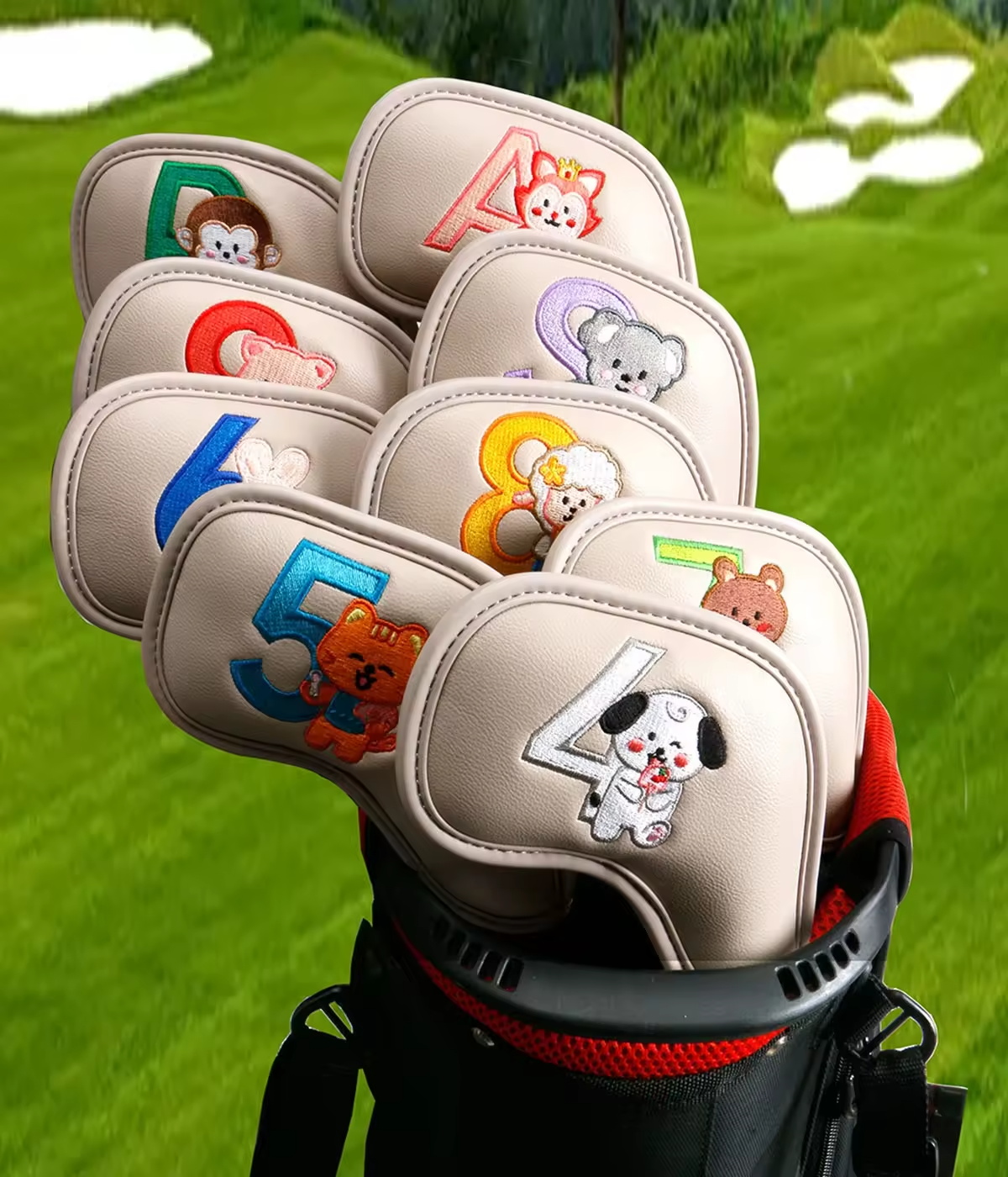 9 housses de tête de fer de go - Golf Equipment Cabinet avis et prix