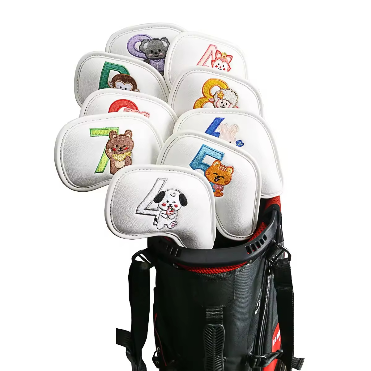 9 housses de tête de fer de go - Golf Equipment Cabinet avis et prix