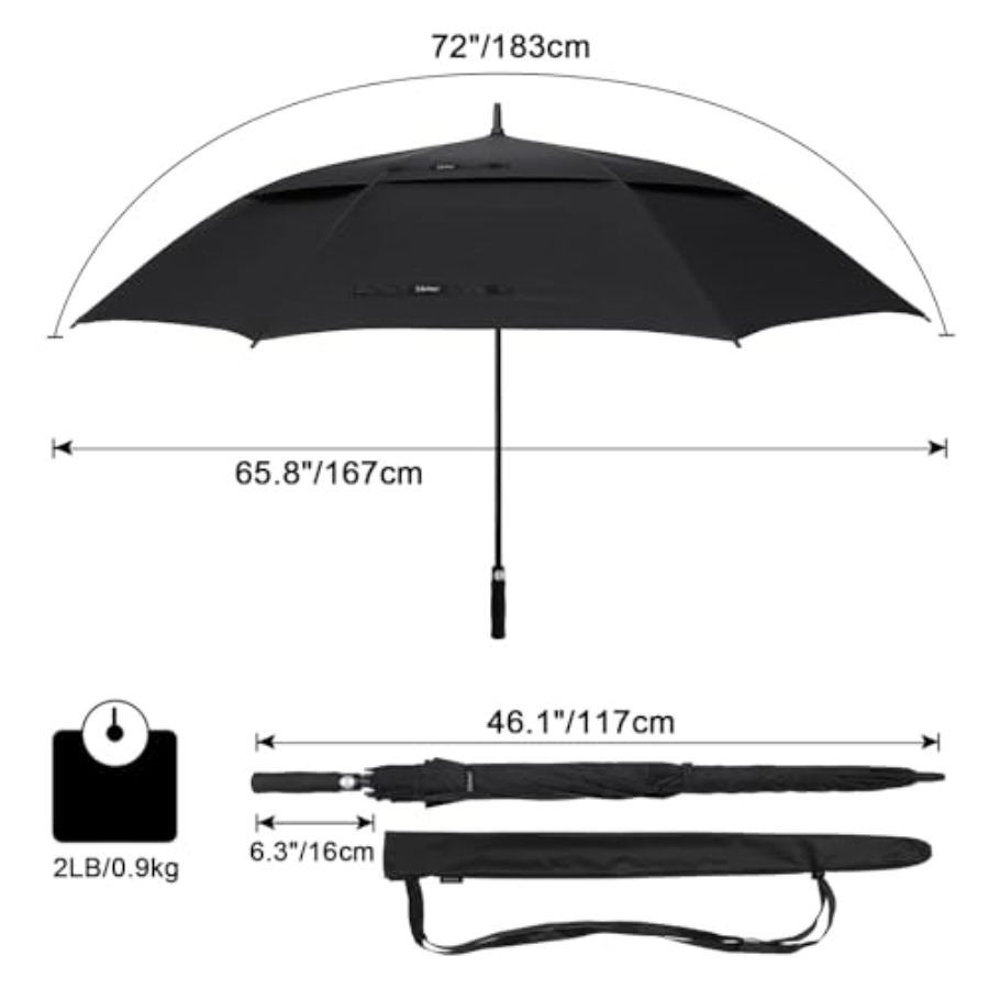 Parapluie de golf automatique  - Golf Umbrella Large avis et prix